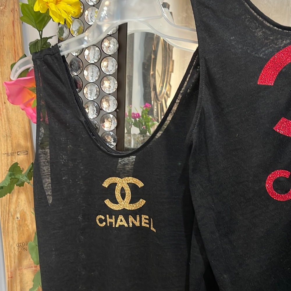 Black tank tops szM
